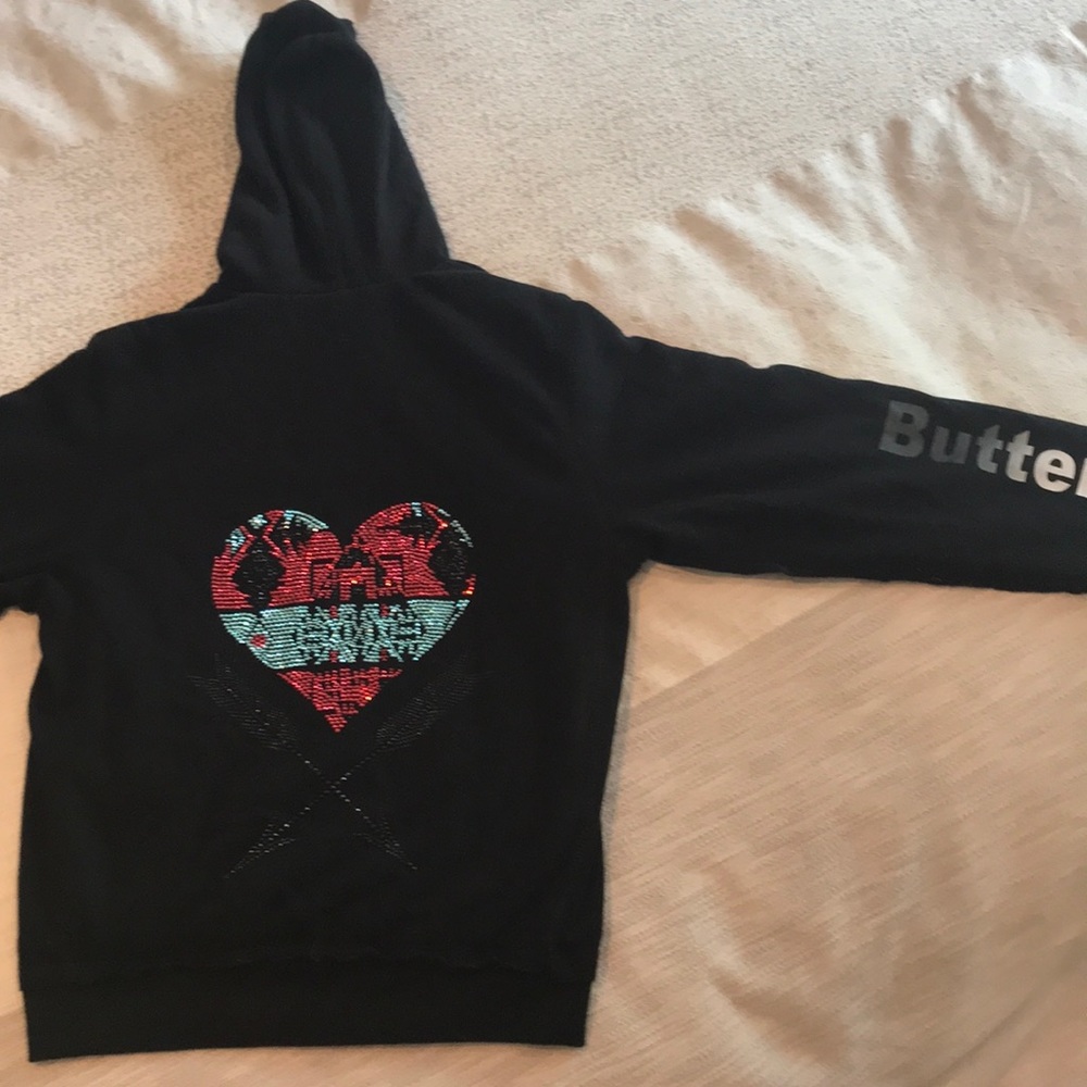 Butter hoody with faux fur lining